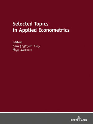 cover image of Selected Topics in Applied Econometrics